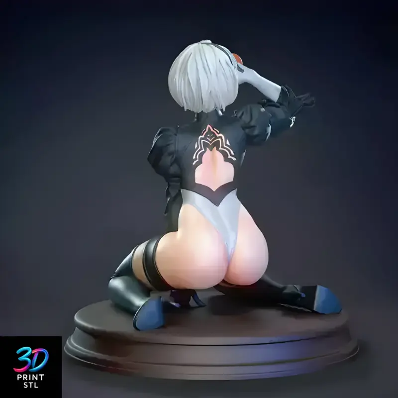 2B from Nier Automata 3D Print STL Model - Image 2
