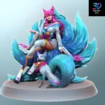 Ahri League of Legends | 3D Print File | STL