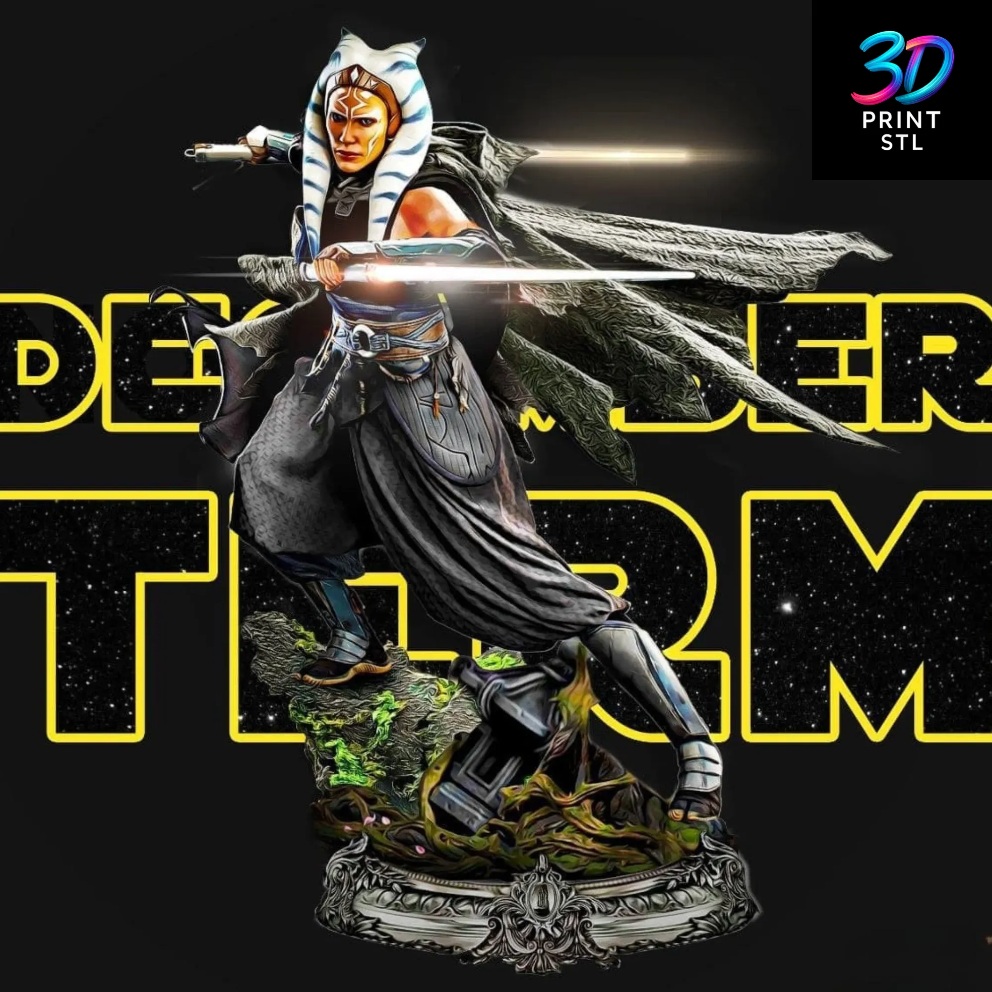 Ahsoka Tano Star Wars | STL File for 3D Printing