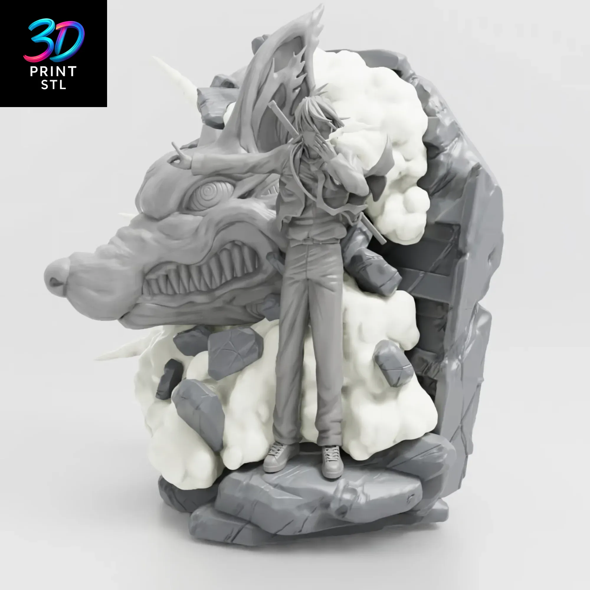 Aki Hayakawa Chainsaw Man | STL File for 3D Printing - Image 2