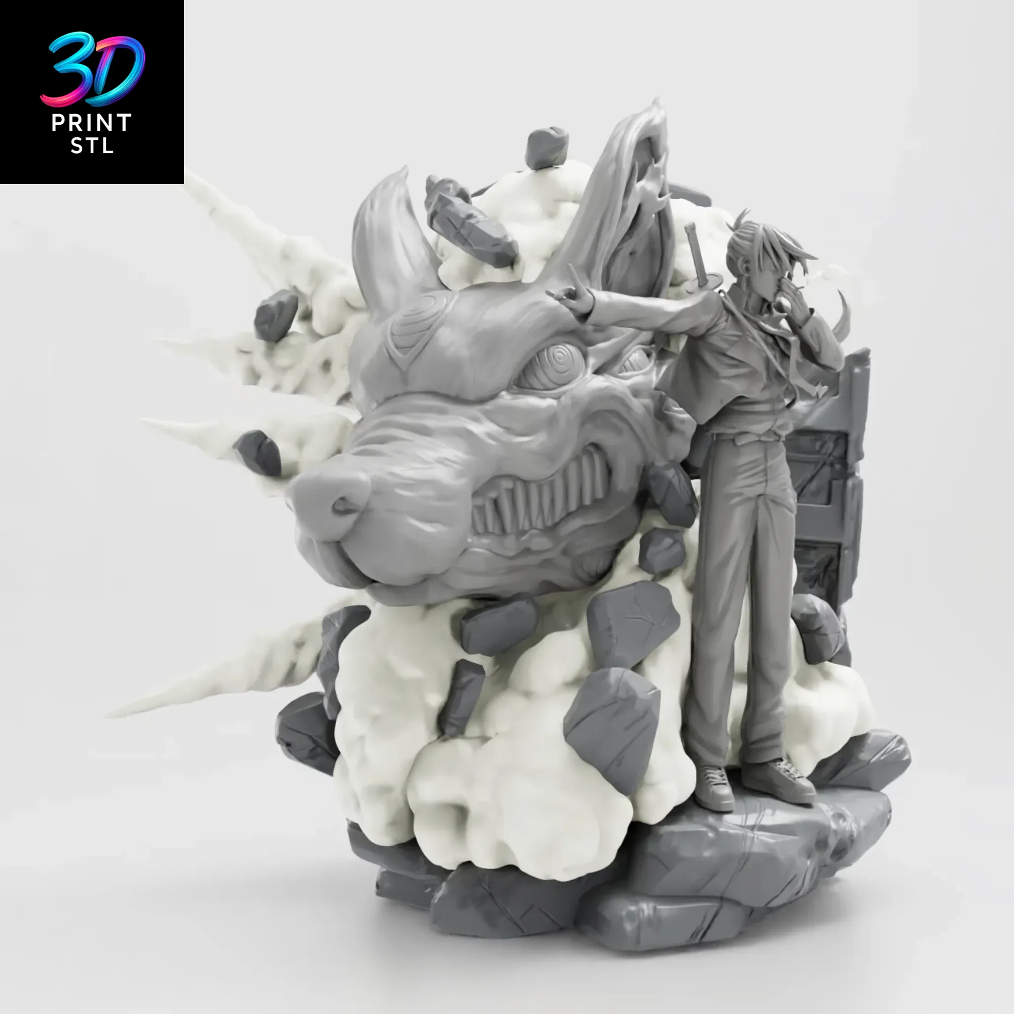Aki Hayakawa Chainsaw Man | STL File for 3D Printing - Image 3