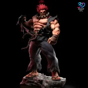 Akuma Street Fighter | STL File for 3D Printing