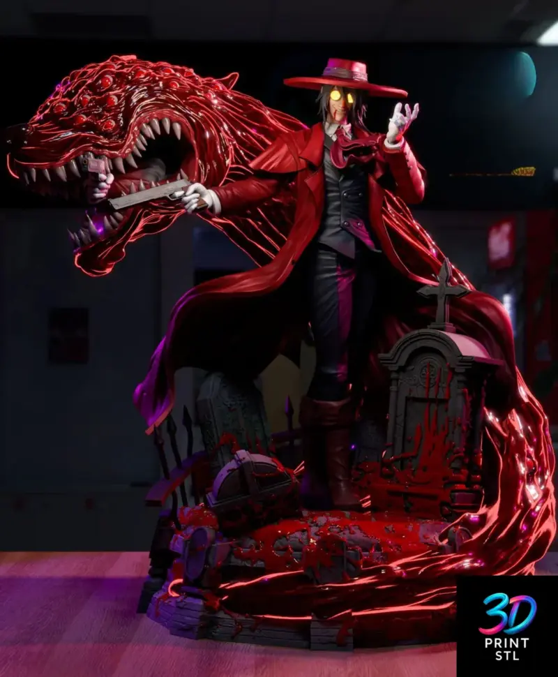 Alucard Hellsing | 3D Print File | STL - Image 3