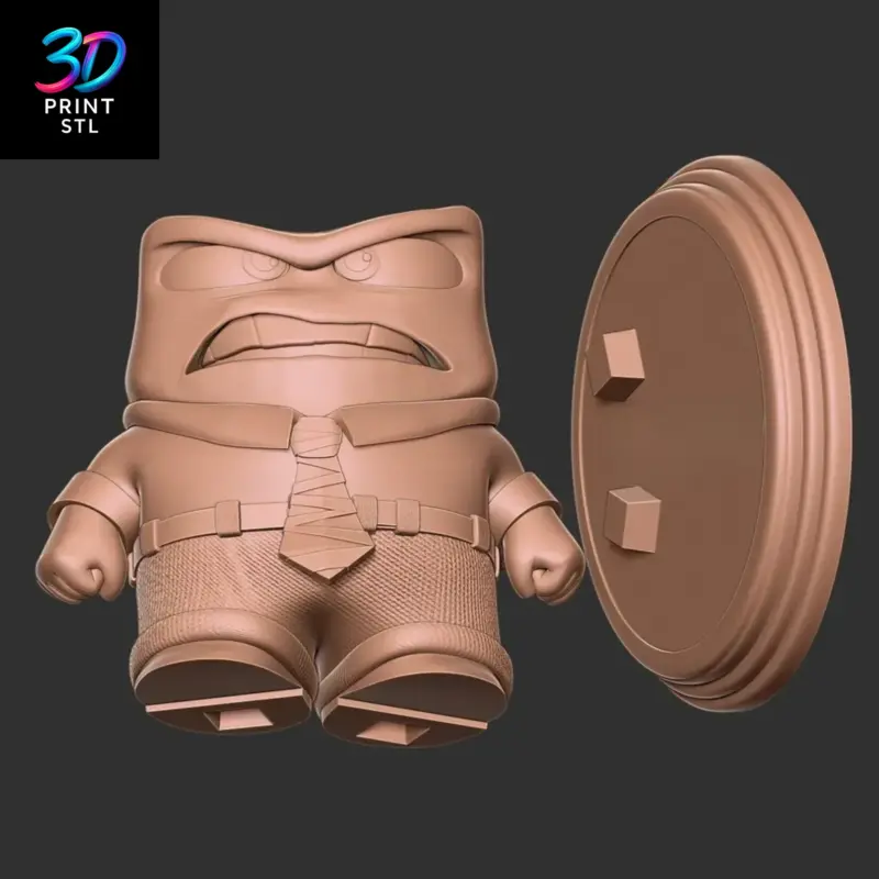 Anger Inside Out | STL File for 3D Printing - Image 4