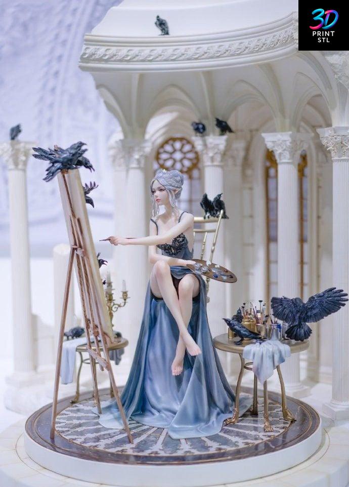Anime Princess Girl Figure Anime | STL File for 3D Printing