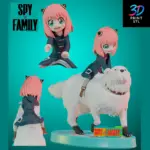 Anya & Bond Spy x Family | STL File for 3D Printing