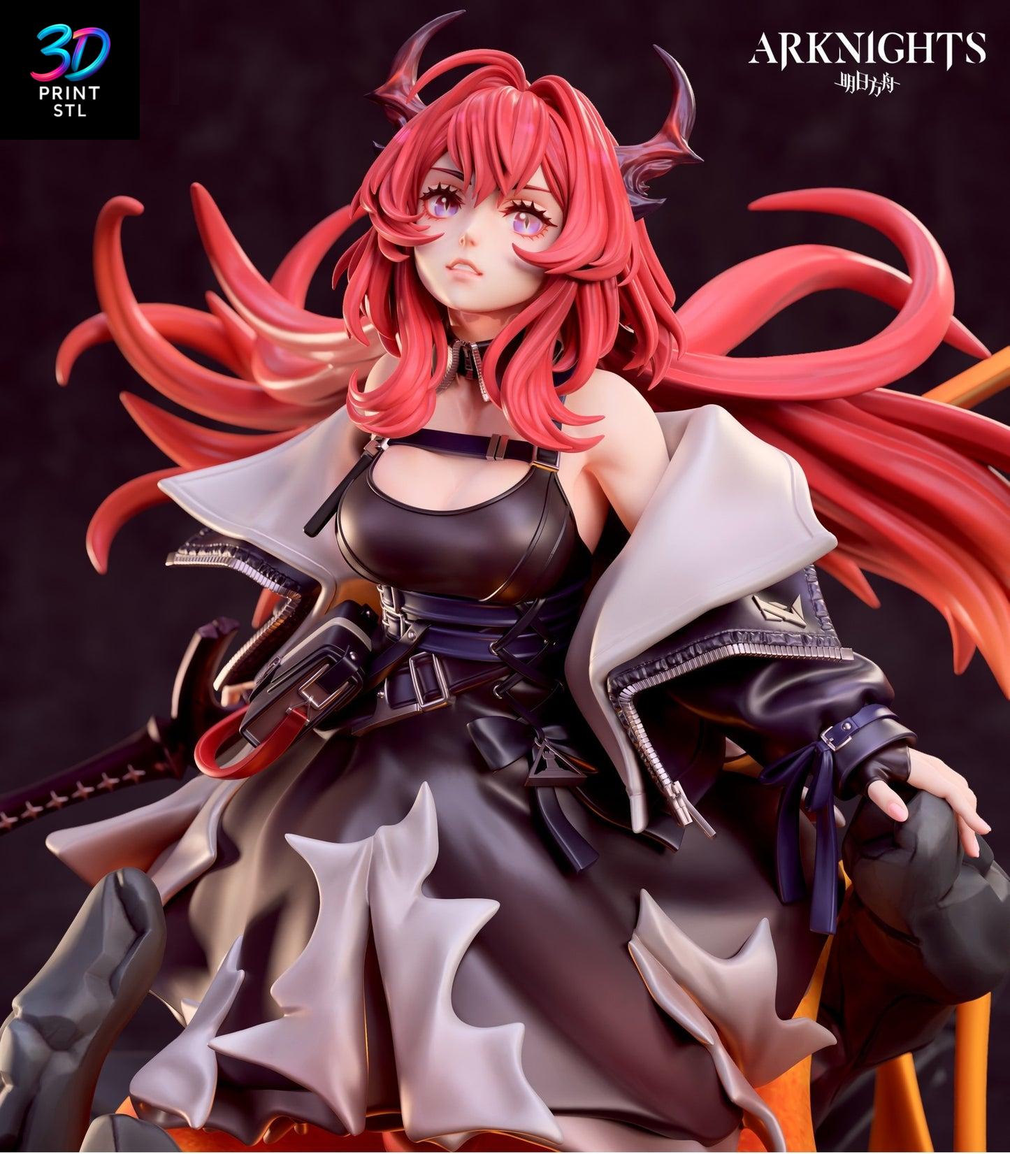 Surtr Figure Arknights | 3D Print File | STL - Image 2