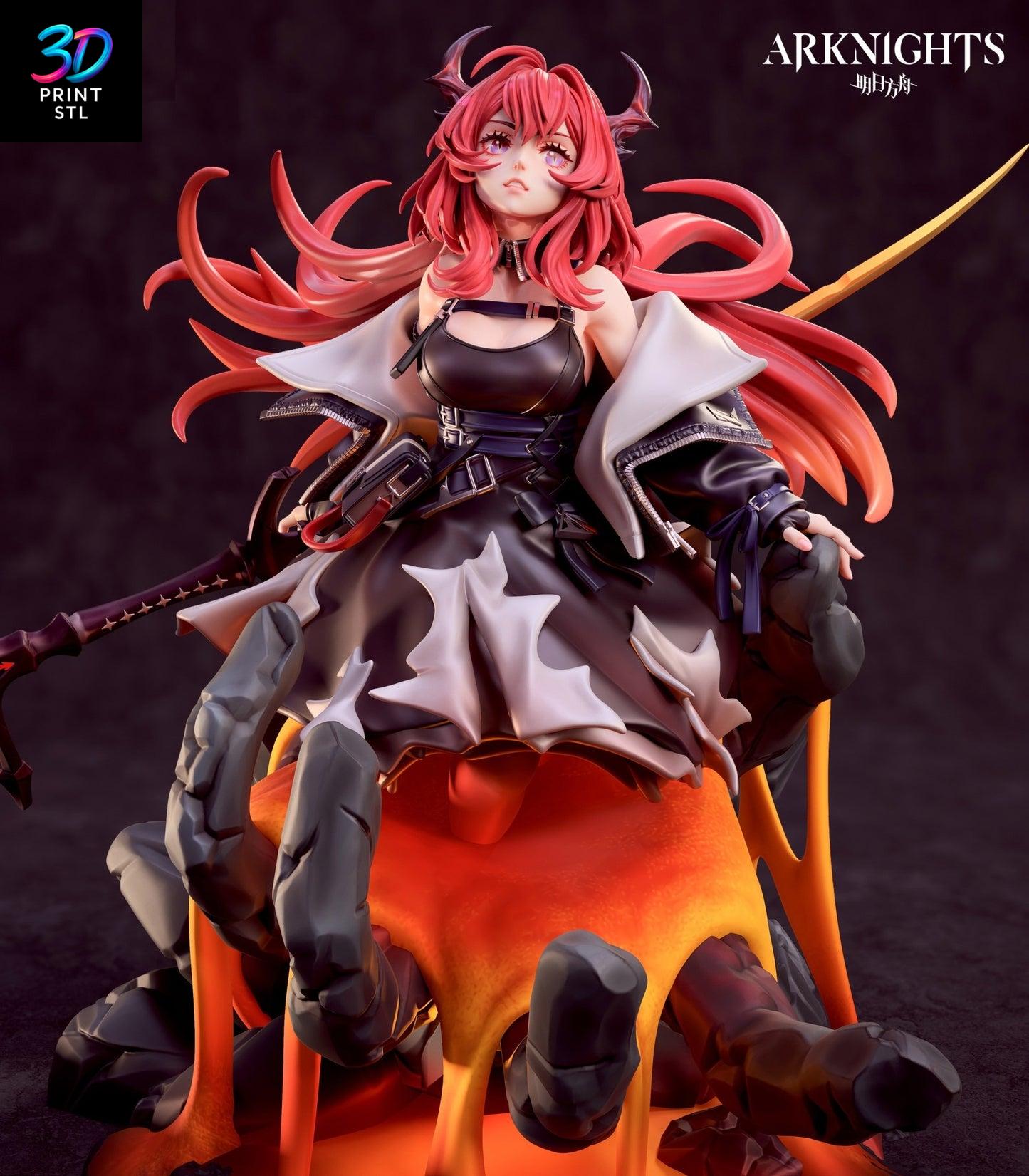 Surtr Figure Arknights | 3D Print File | STL - Image 3