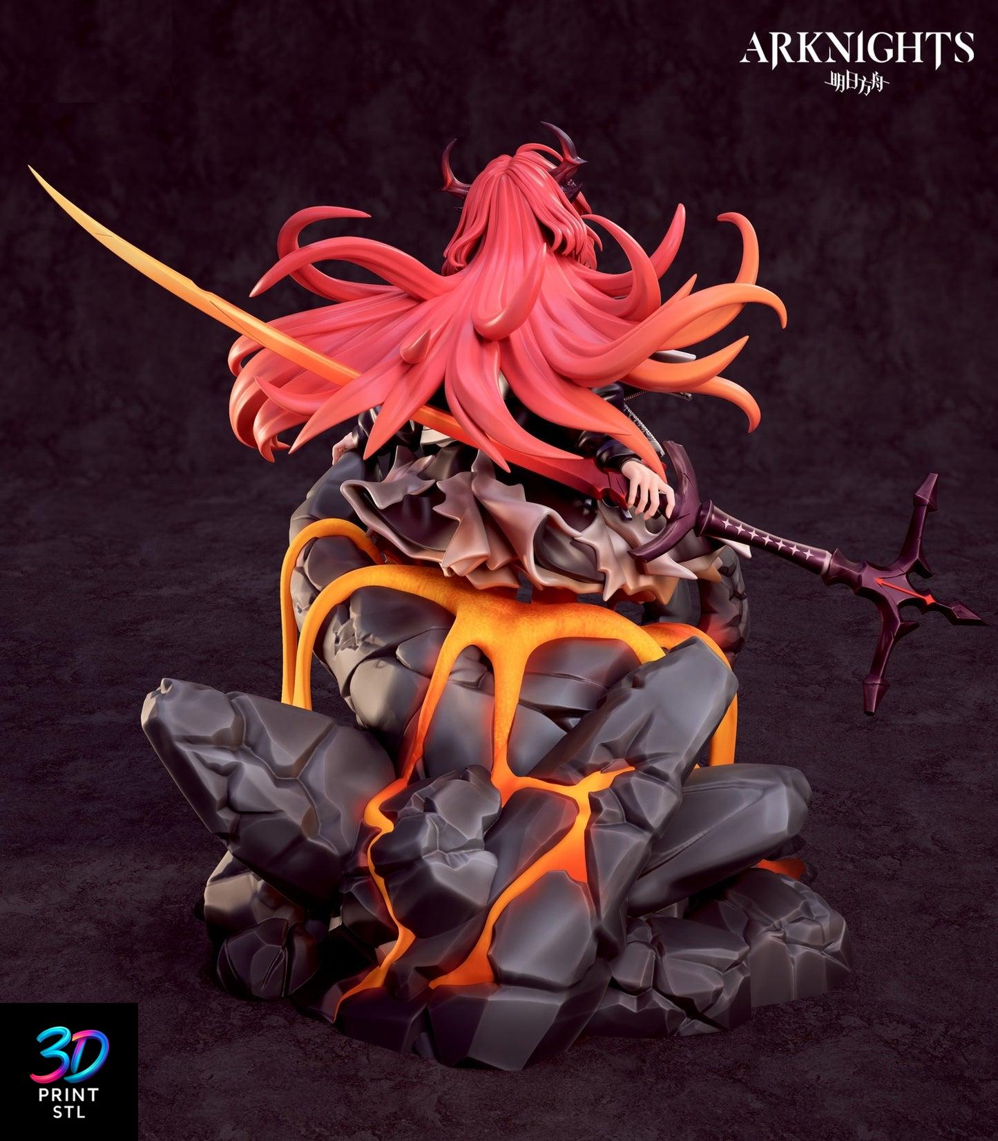 Surtr Figure Arknights | 3D Print File | STL - Image 6