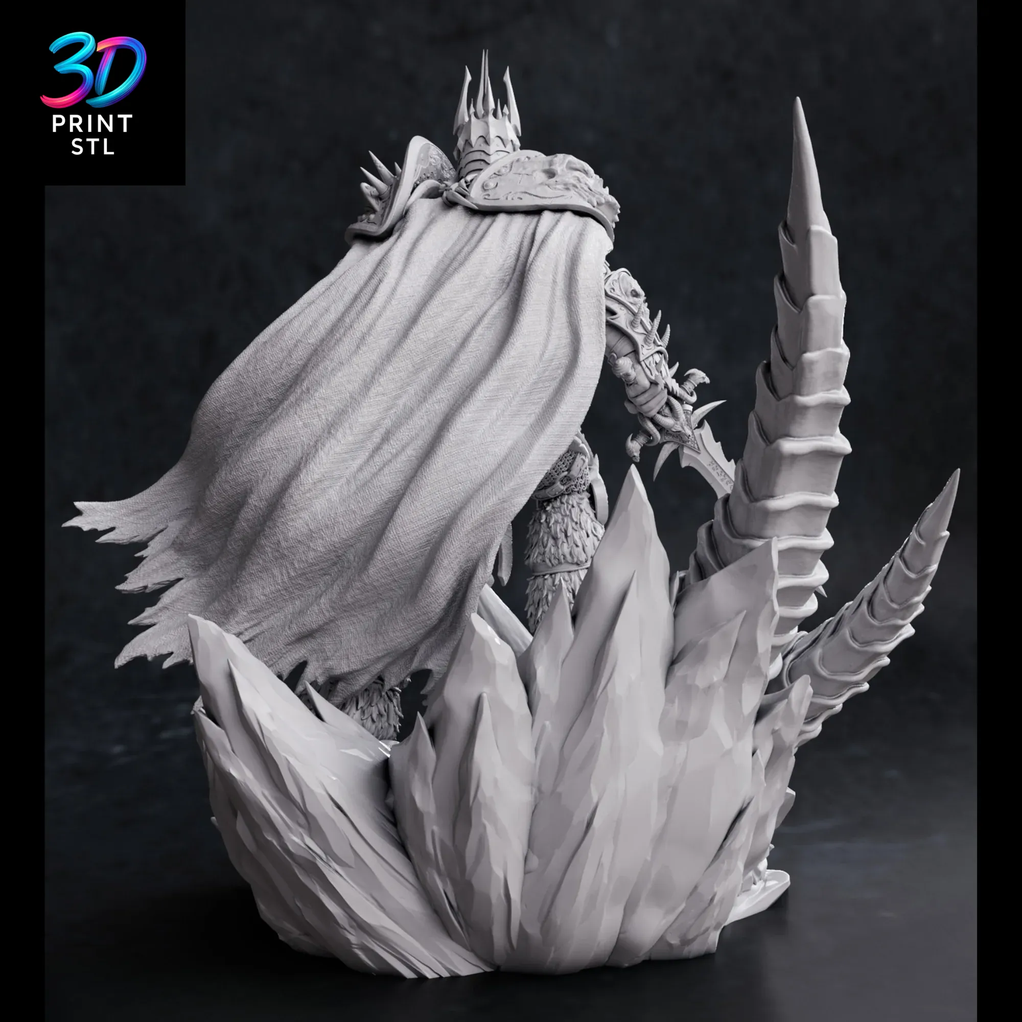 Arthas Lich King World of Warcraft | STL File for 3D Printing - Image 5