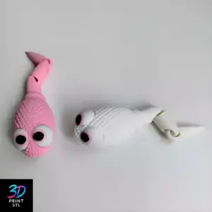 Knitted Sperm Articulated | STL for 3D Printers