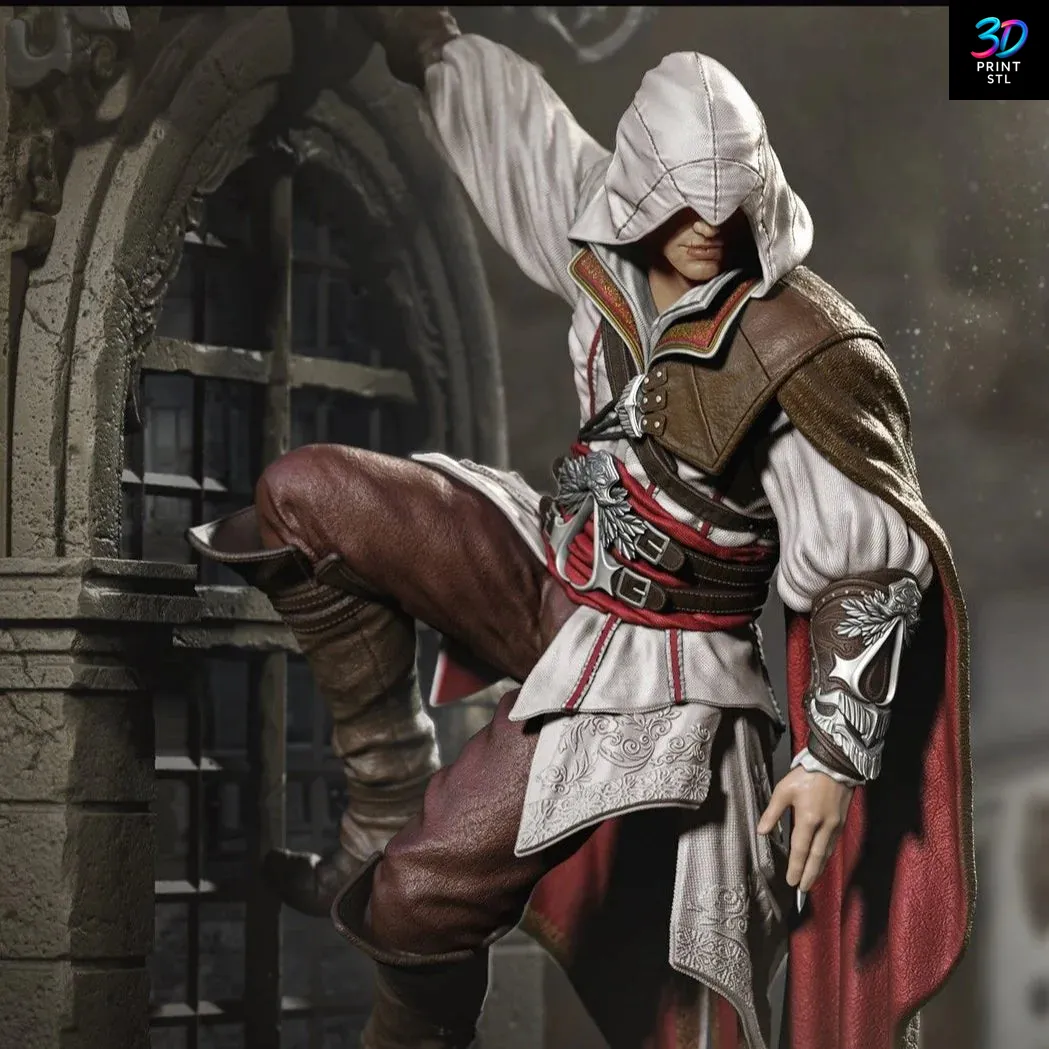 Ezio Auditore Figure – Assassin’s Creed STL 3D Print Model - Image 7