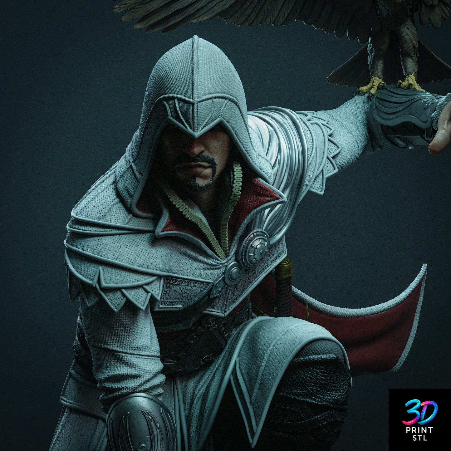Assassin’s Creed Ezio Statue | High‑Detail STL File