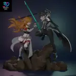 Asuna and Kirito Sword Art Online | STL for 3D Printers