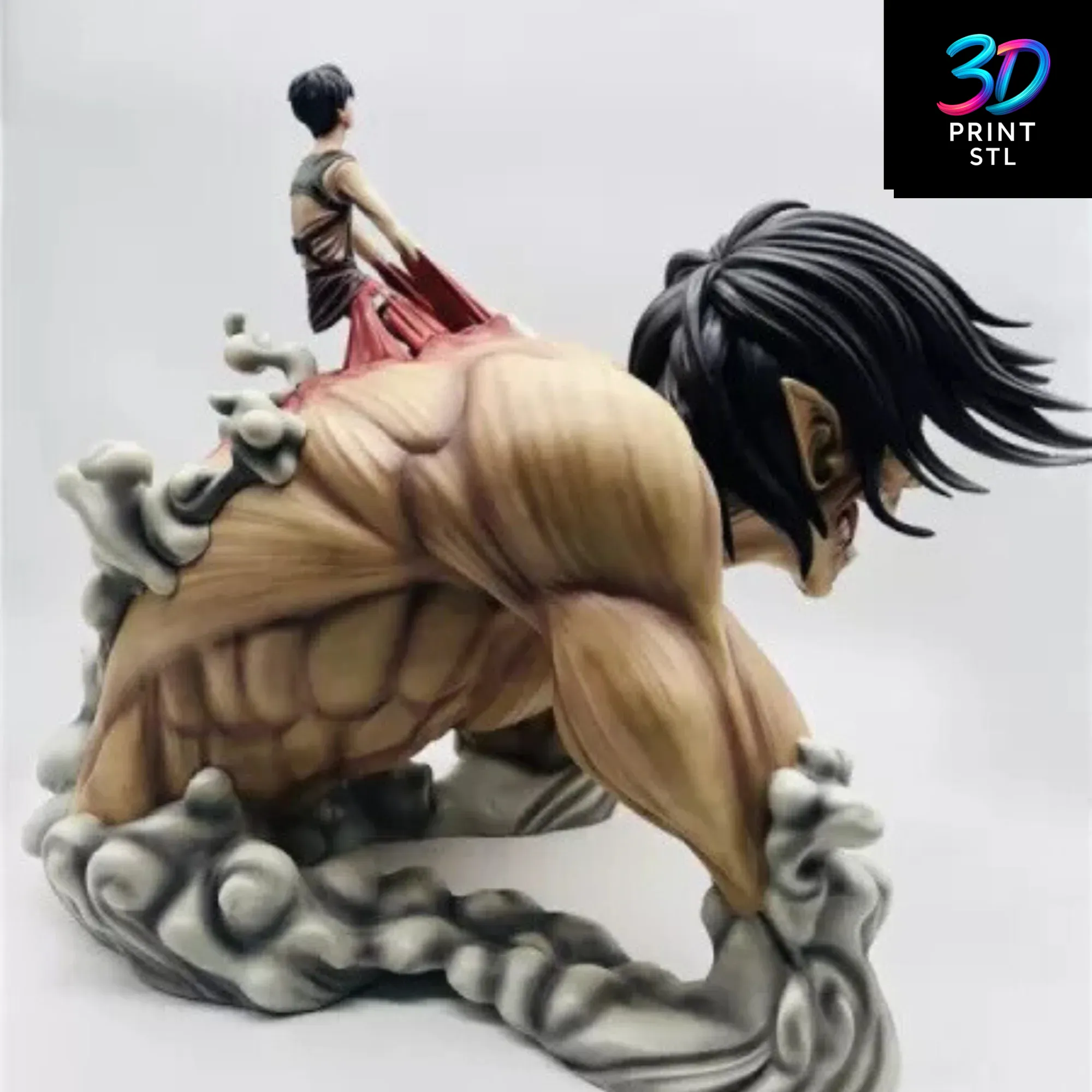 Attack Titan Eren Shingeki no Kyojin | 3D Print Model | STL - Image 3