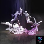 Black Panther vs Captain America Avengers | STL for 3D Printers