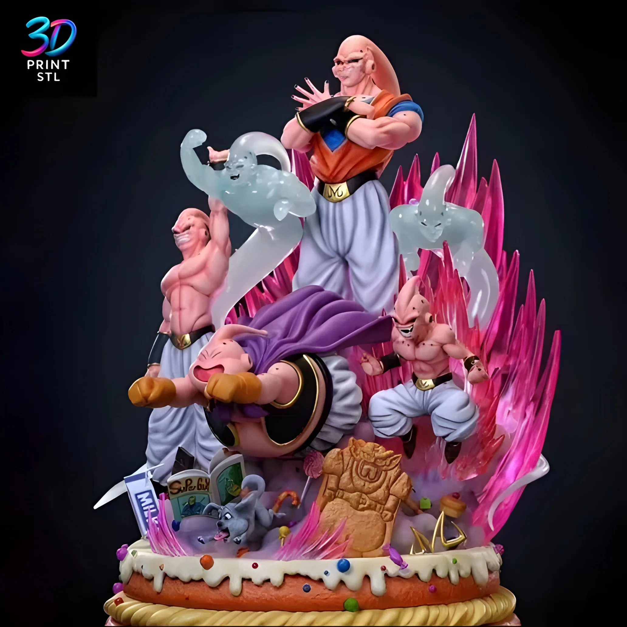 Buu Diorama Dragon Ball Z | 3D Print File | STL