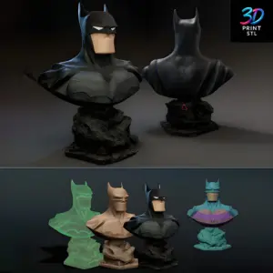 Batman Bust DC Comics | STL File for 3D Printing