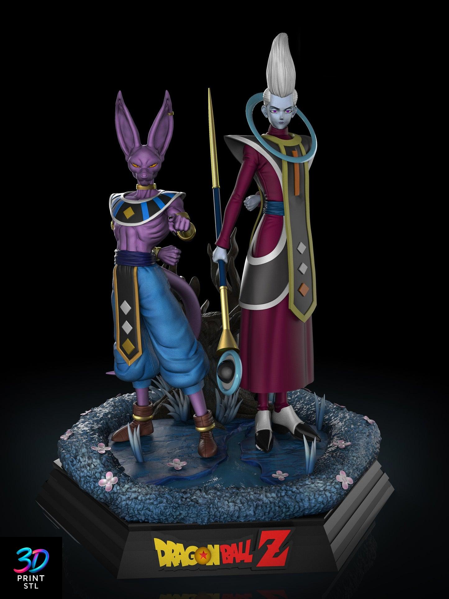 Beerus & Whis Dragon Ball Z | 3D Print File | STL - Image 2
