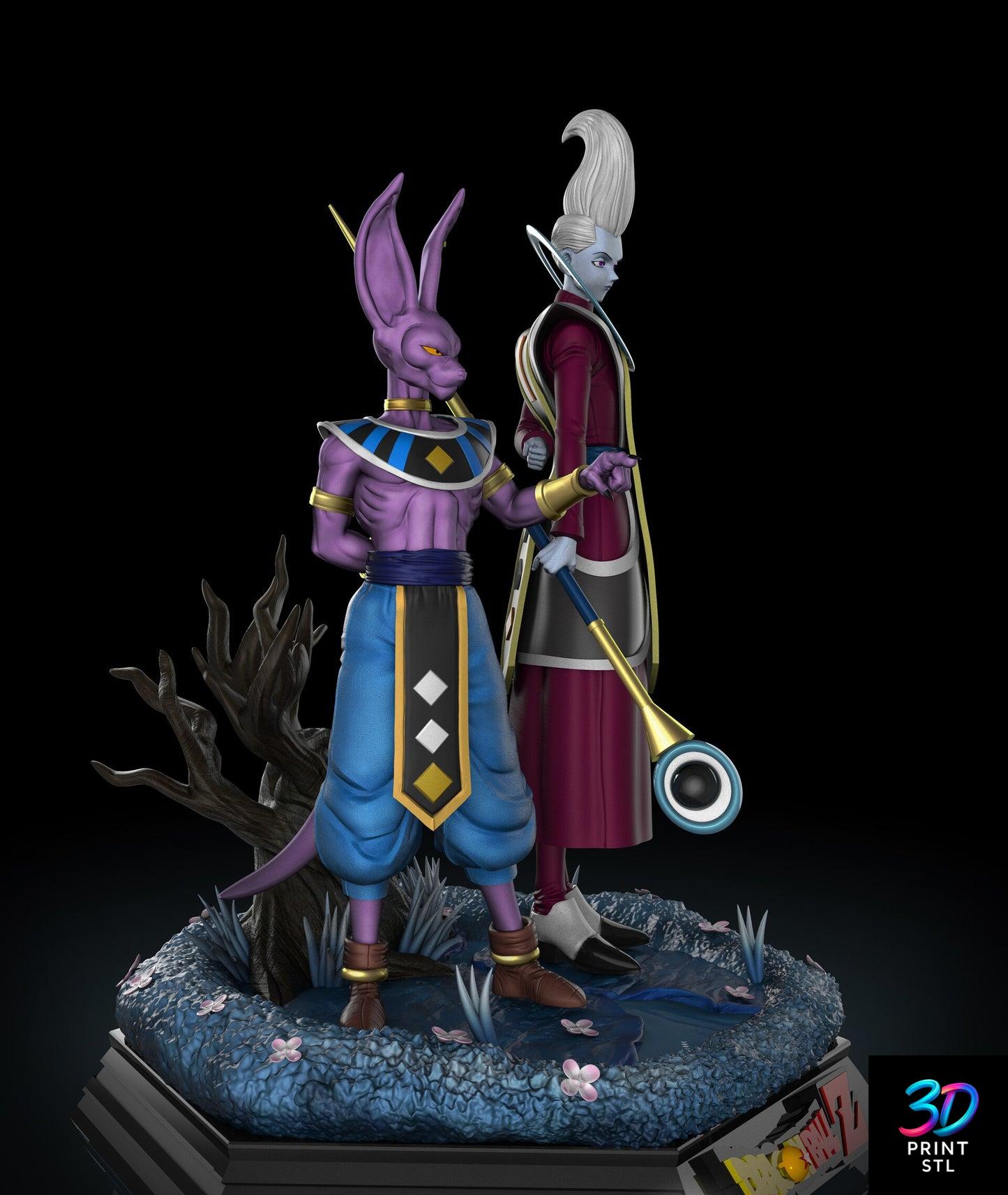 Beerus & Whis Dragon Ball Z | 3D Print File | STL - Image 3