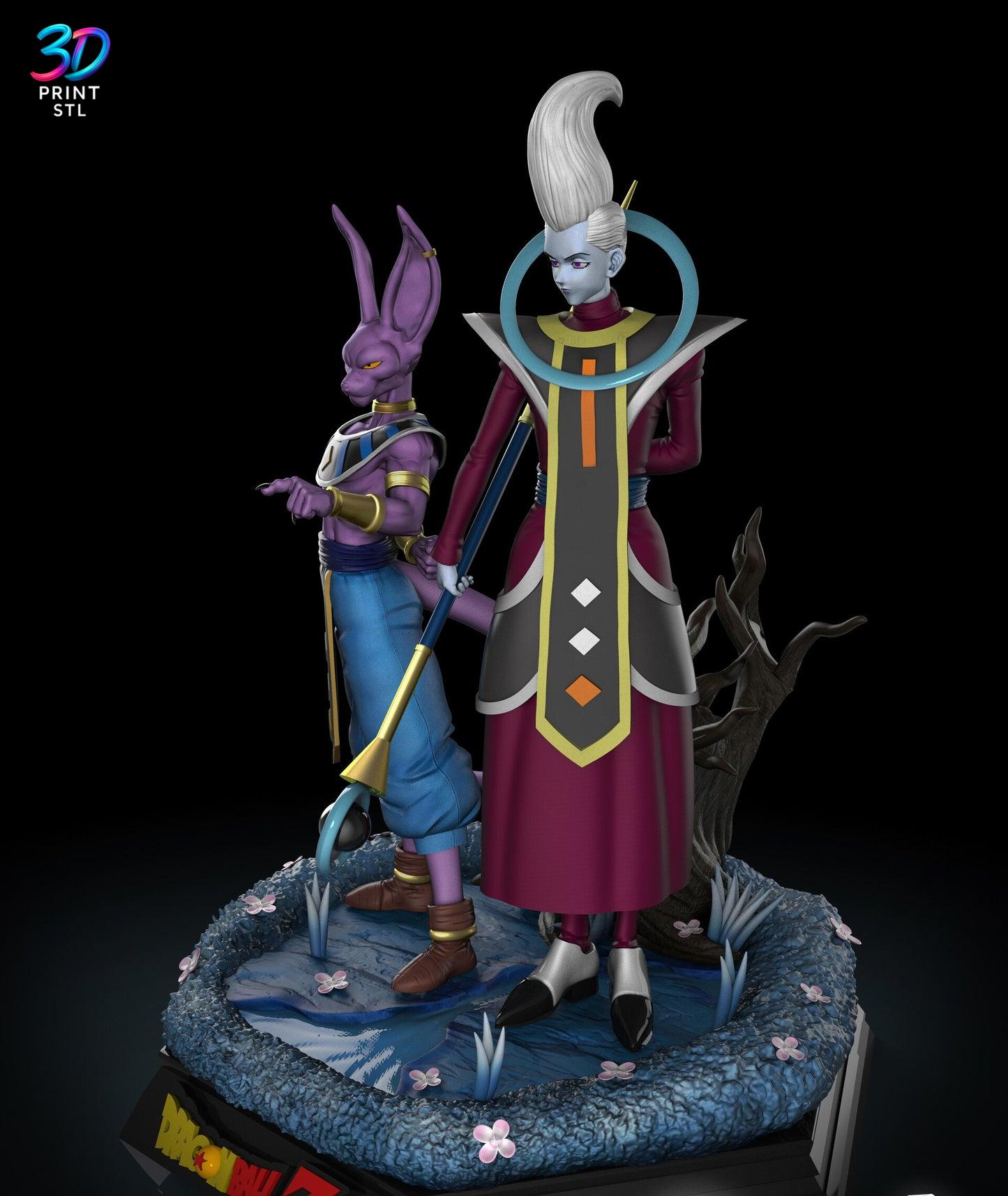 Beerus & Whis Dragon Ball Z | 3D Print File | STL - Image 5