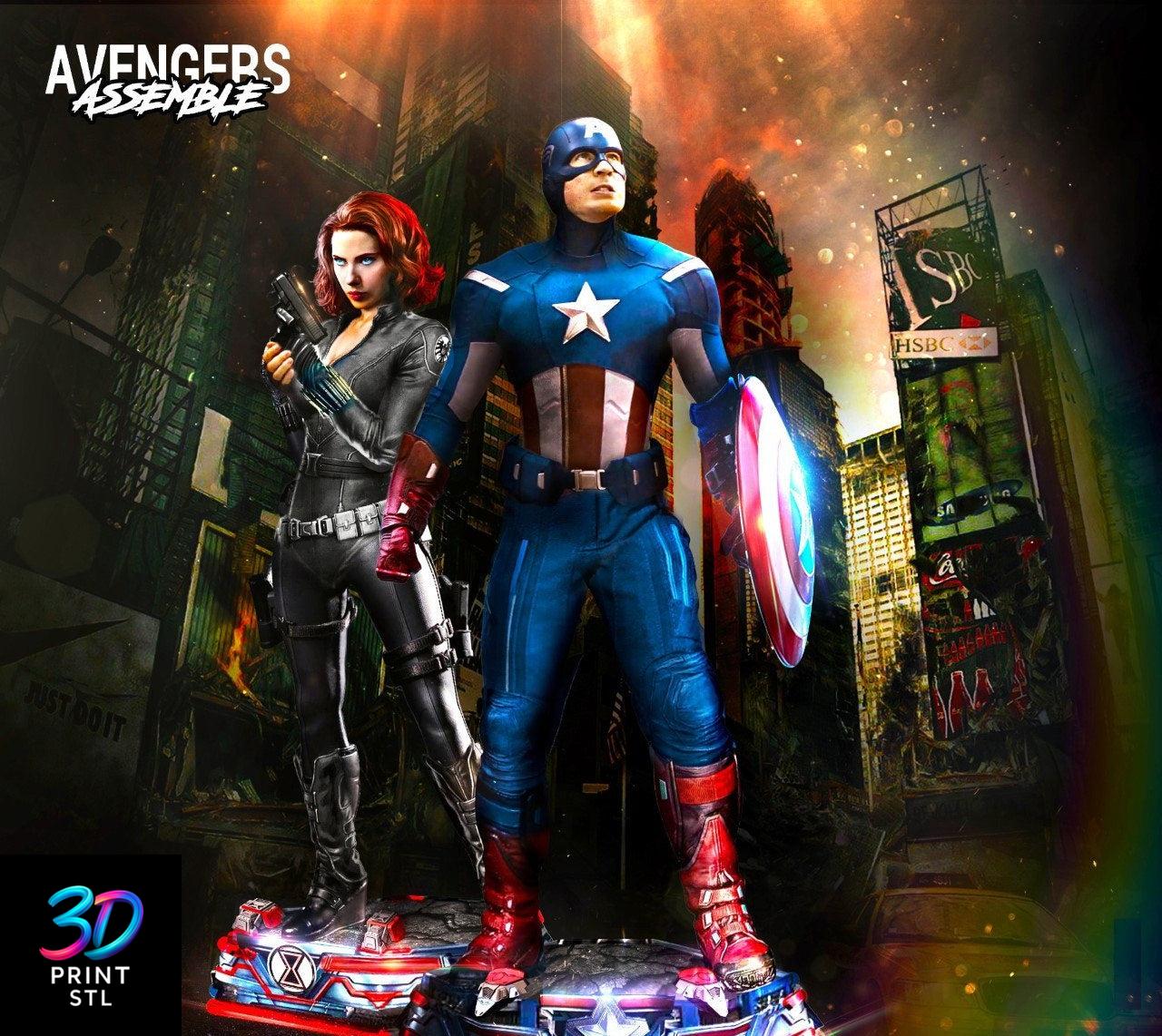 Black Widow Figure Marvel | STL for 3D Printers - Image 2