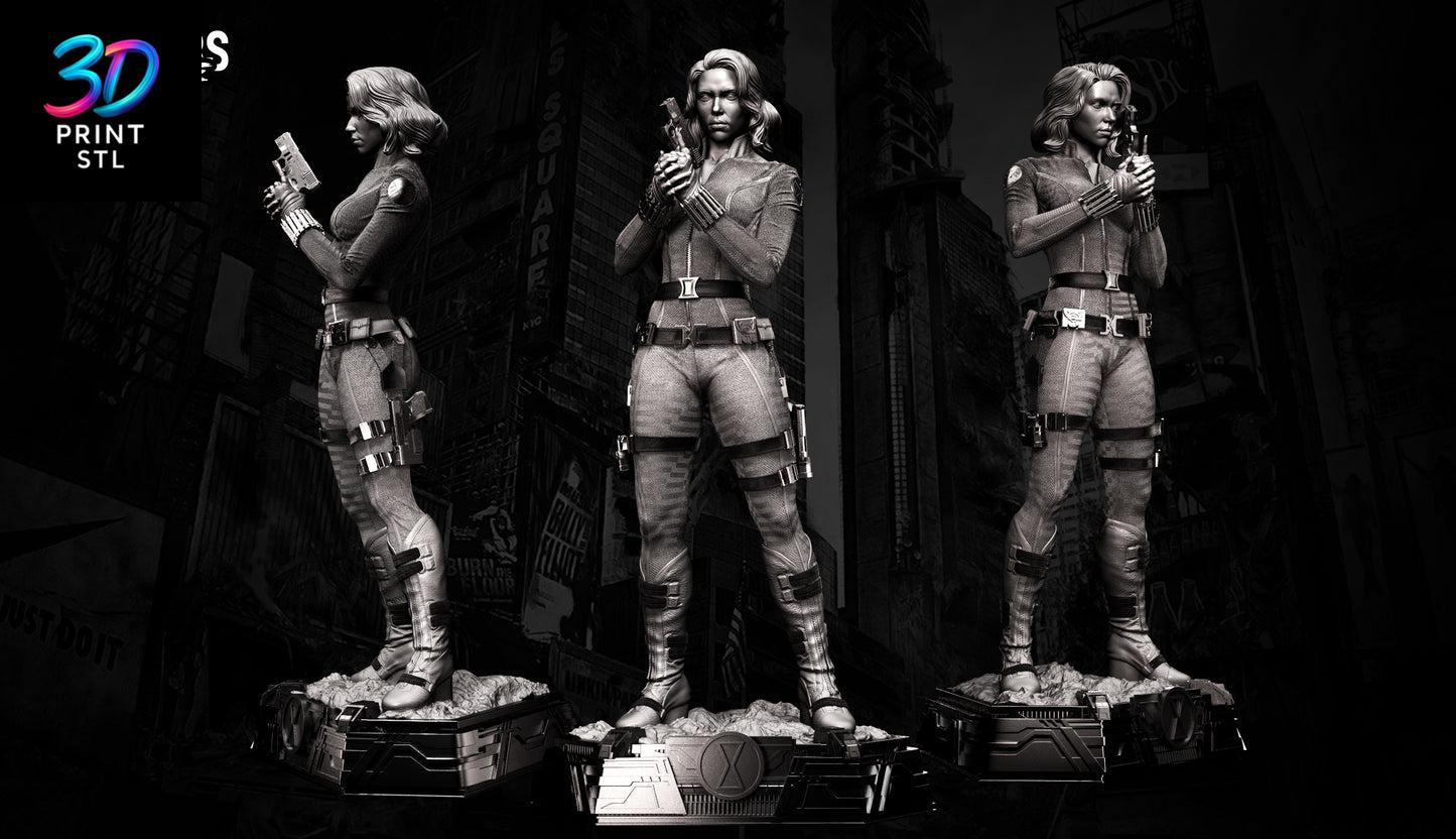 Black Widow Figure Marvel | STL for 3D Printers - Image 4