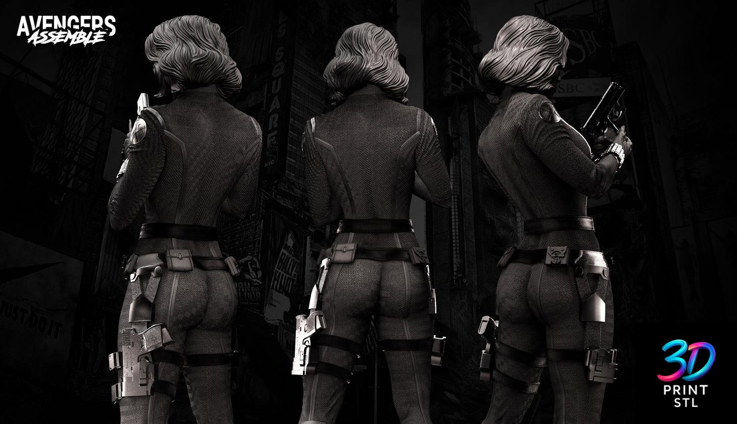 Black Widow Figure Marvel | STL for 3D Printers - Image 6