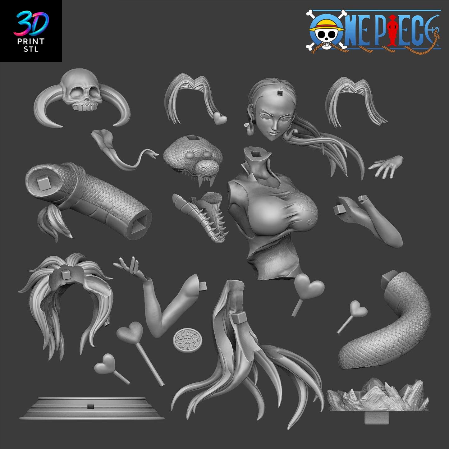 Boa Hancock One Piece | 3D Print File | STL