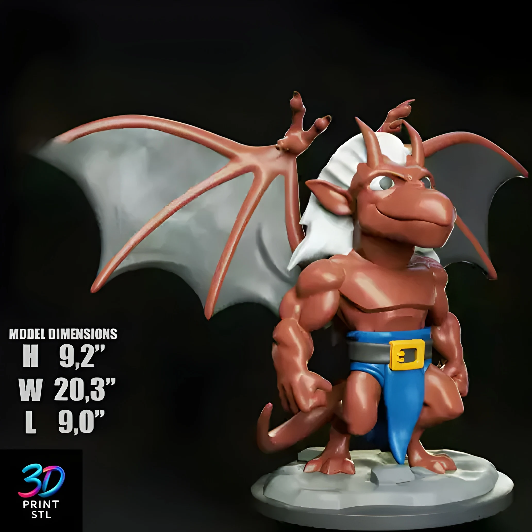 Brooklyn Chibi Gargoyles | STL for 3D Printers