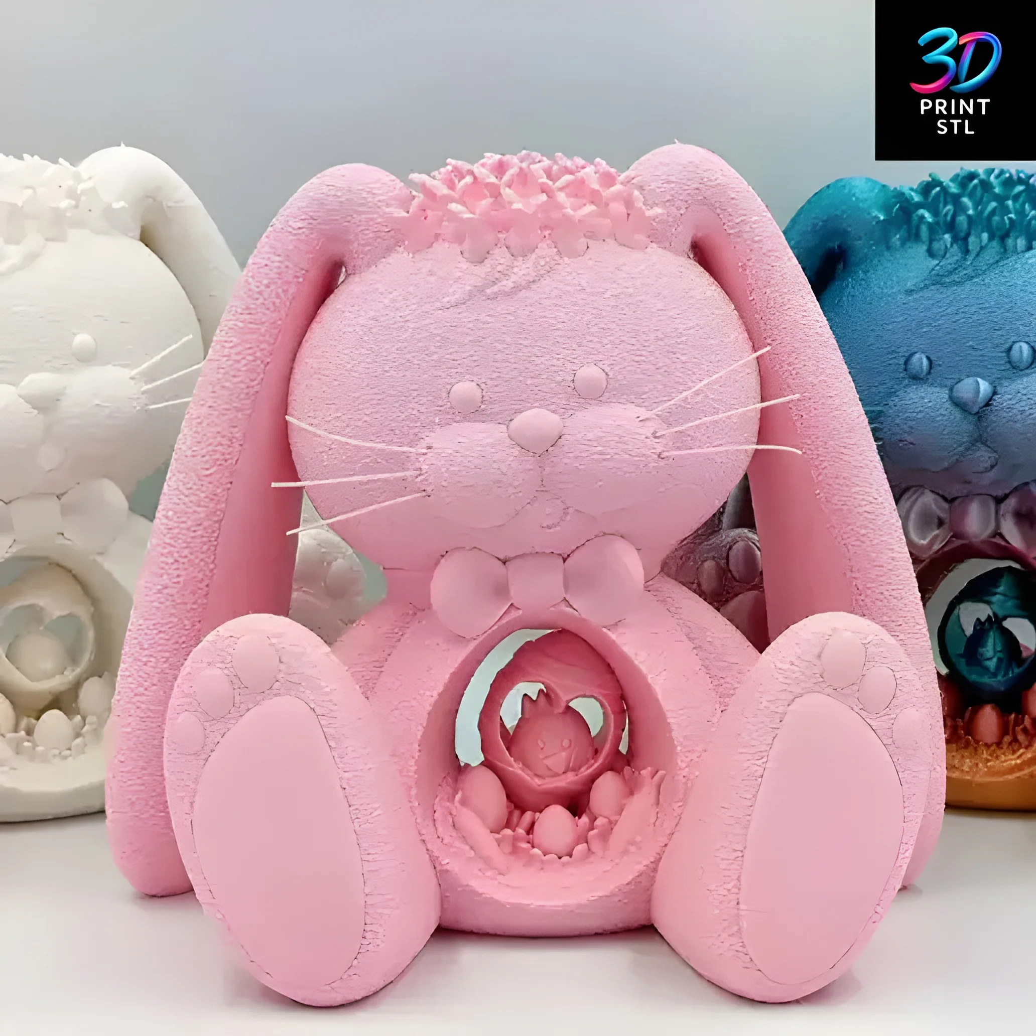 Bunny Easter | STL File for 3D Printing