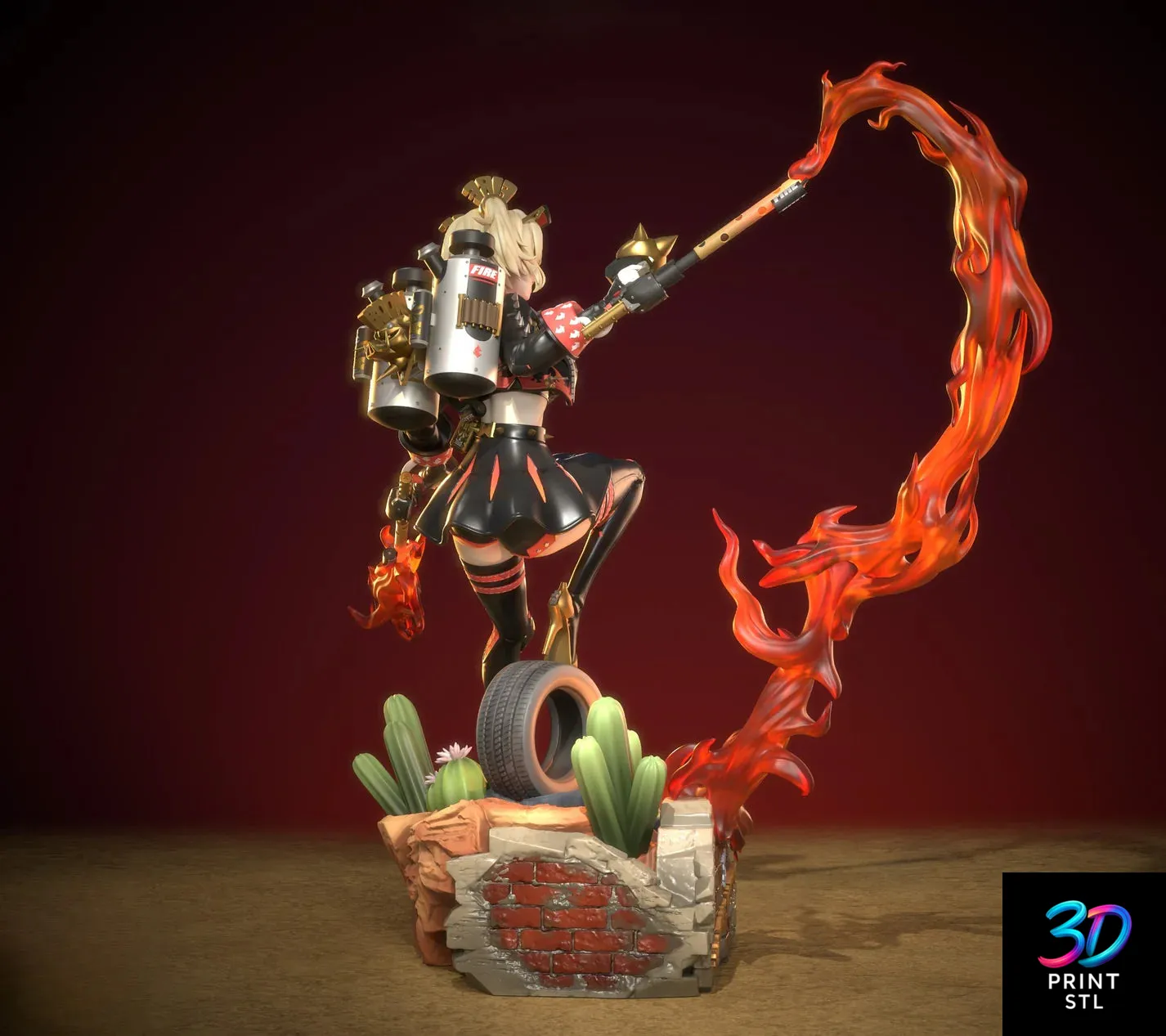 Burnice White Zenless Zone Zero | 3D Print File | STL - Image 6