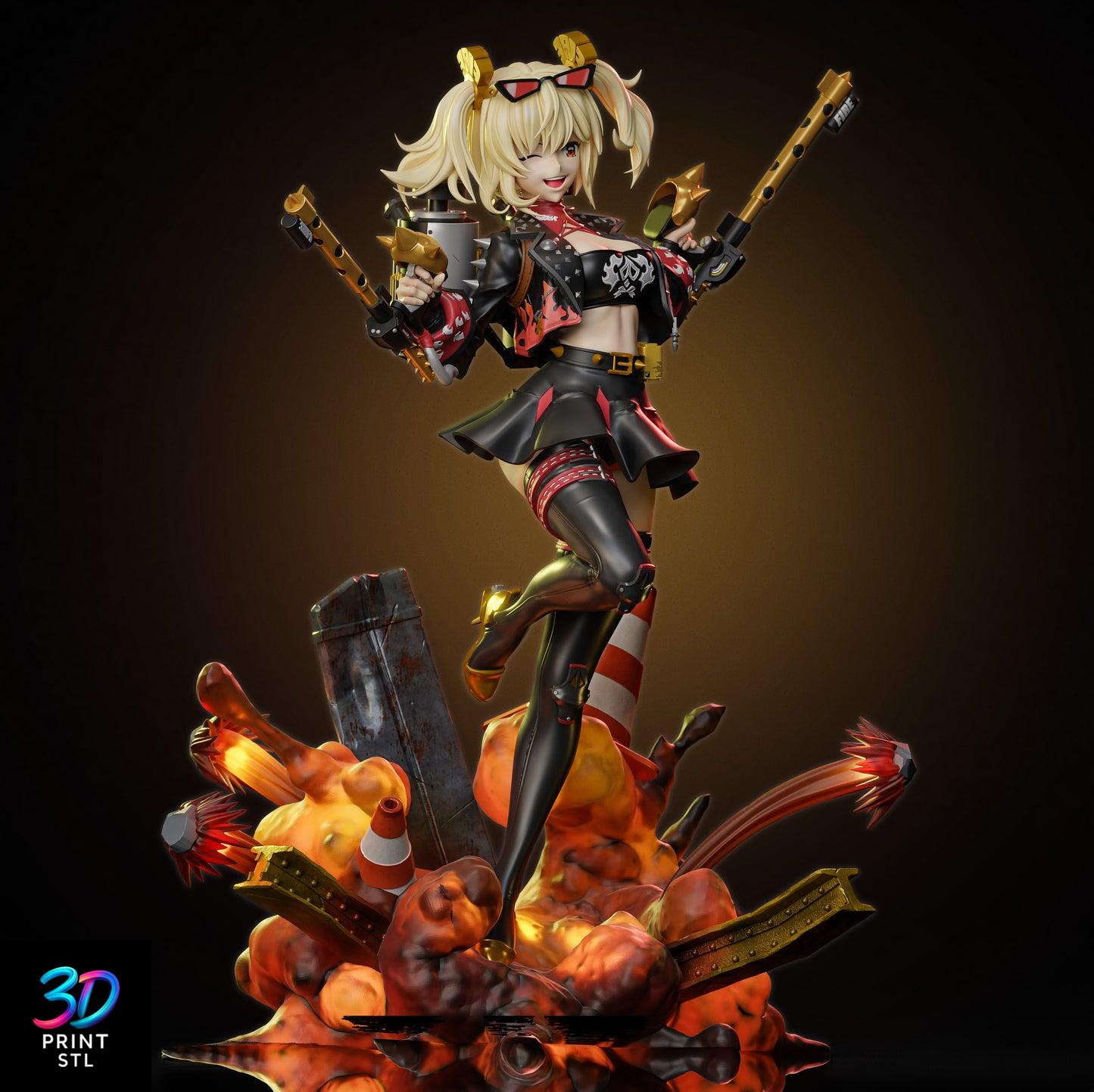 Burnice White Zenless Zone Zero | 3D Print Model | STL