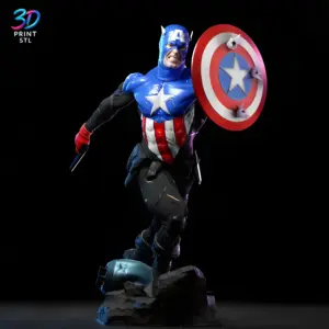 Captain America Bucky Barnes | 3D Print File | STL