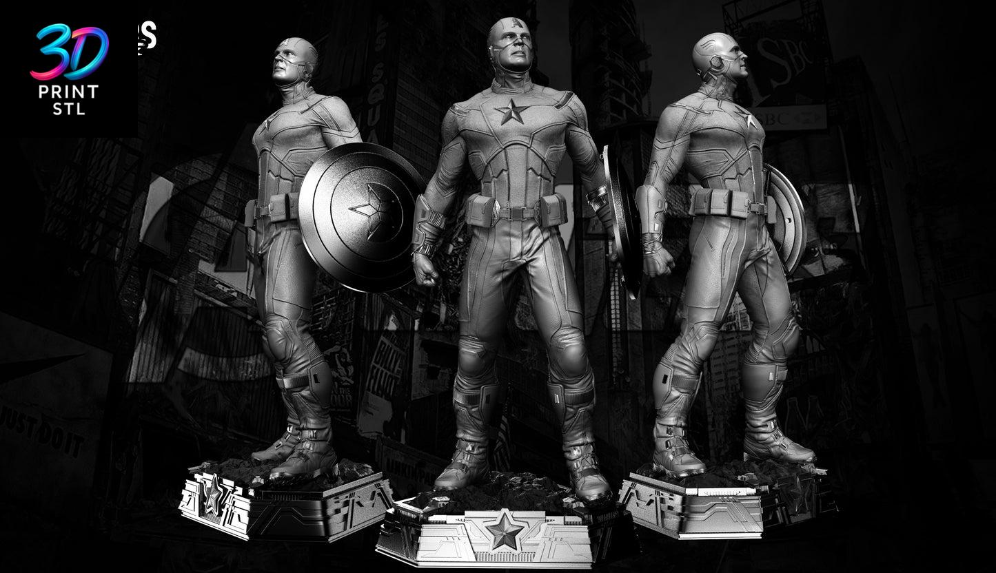 Captain America Figure Marvel | 3D Print File | STL - Image 2