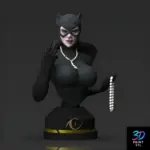 Catwoman Bust DC Comics | 3D Print Model | STL