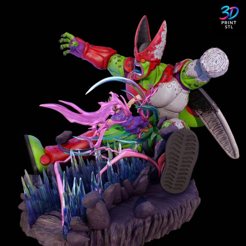 Cell Max vs Gohan Dragon Ball Z | STL for 3D Printers - Image 5