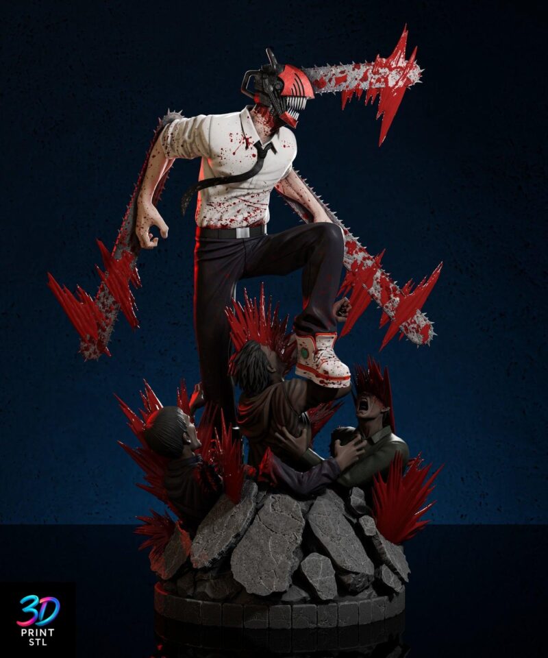 Denji Figure Chainsaw Man | 3D Print Model | STL - Image 2