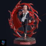 Power Blood Devil Statue – Chainsaw Man STL 3D Print Model