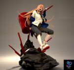 Chainsaw Man Power Demon Figure | STL 3D Print File