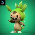 Chespin Pokémon | 3D Print Model | STL