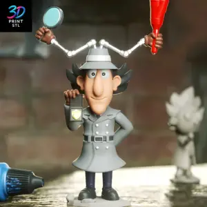 Inspector Gadget Chibi Inspector Gadget | STL for 3D Printers