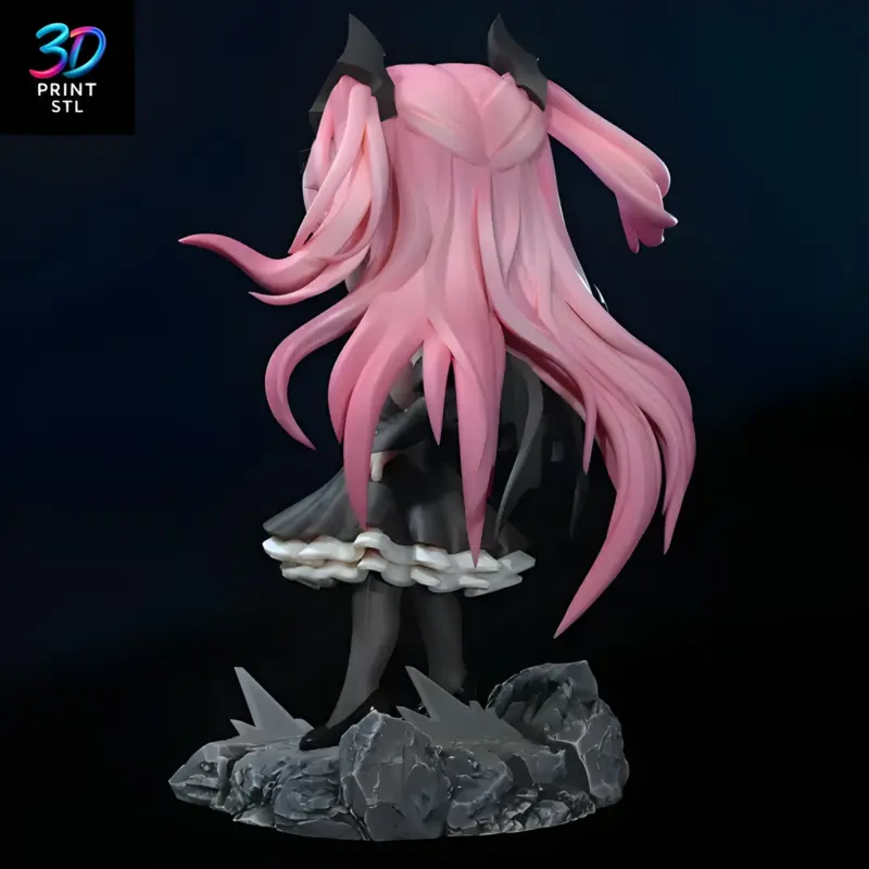 Krul Tepes Chibi Owari no Seraph | 3D Print File | STL - Image 3