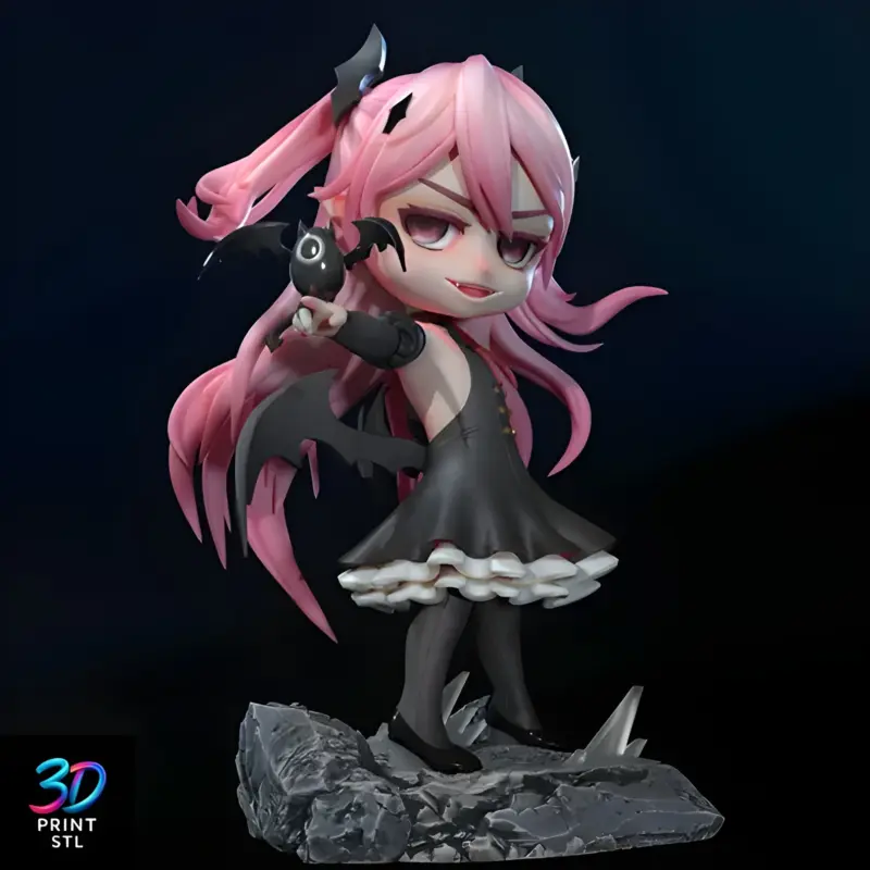 Krul Tepes Chibi Owari no Seraph | 3D Print File | STL - Image 4