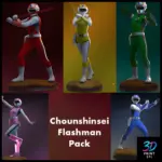 Choushinsei Flashman | STL for 3D Printers