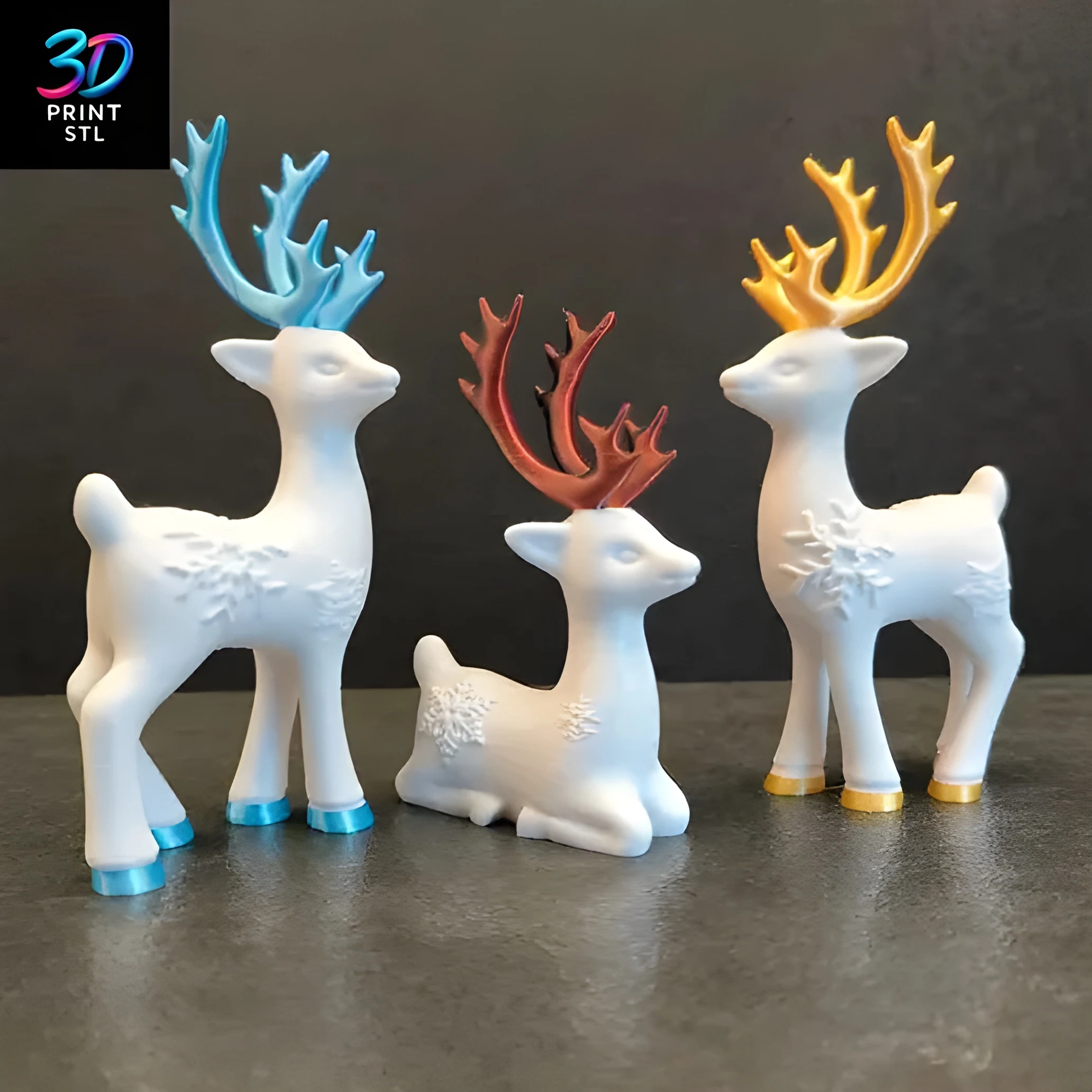 Christmas Deer | STL for 3D Printers