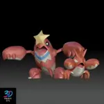 Corphish Evolution Pokémon | STL for 3D Printers