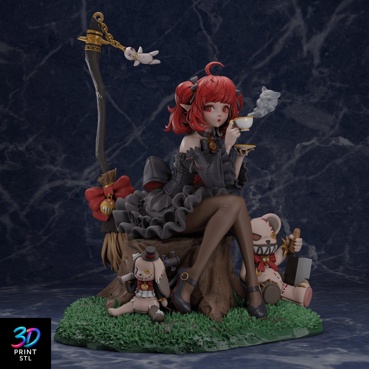 Elf Girl Game | 3D Print File | STL - Image 5
