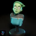 D’Vana Tendi Torrida Bust Star Trek Lower Decks | 3D Print File | STL
