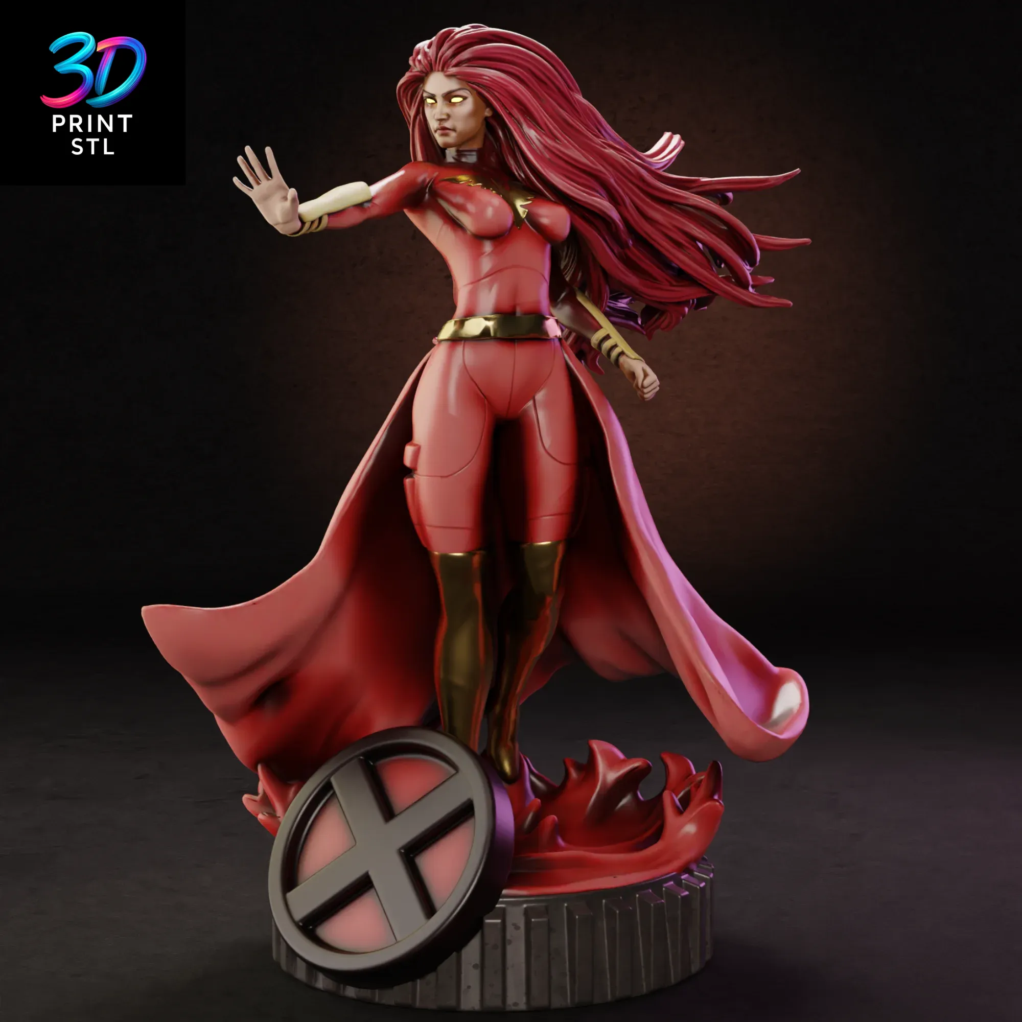 Dark Phoenix X-Men | 3D Print Model | STL - Image 2